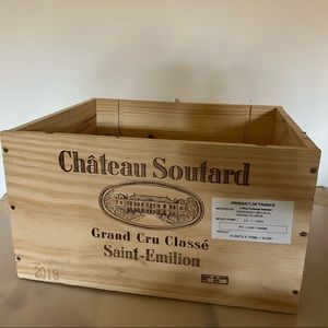 Wine crate, wood crate, wooden wine crate